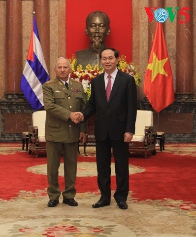 Spitzenpolitiker Vietnams empfangen Minister der kubanischen Streitkräfte - ảnh 1